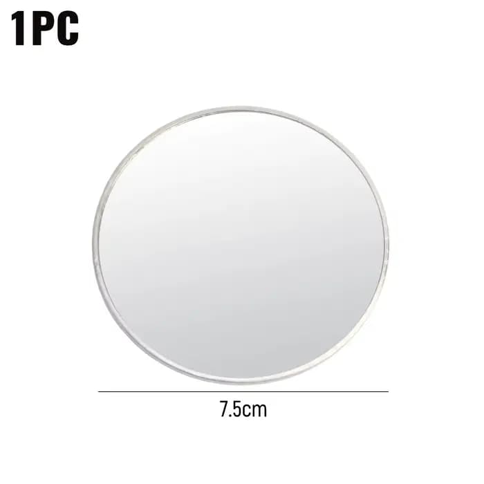 Ensemble de mini-miroirs ronds portables pour voyage, miroir convexe grand angle sphérique 7,5 cm/9,