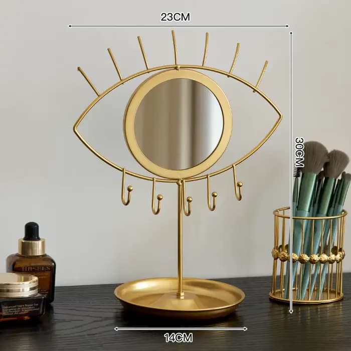Présentoir de magasin, ornements de rangement, plateau de rangement de bijoux multifonctionnel en fe