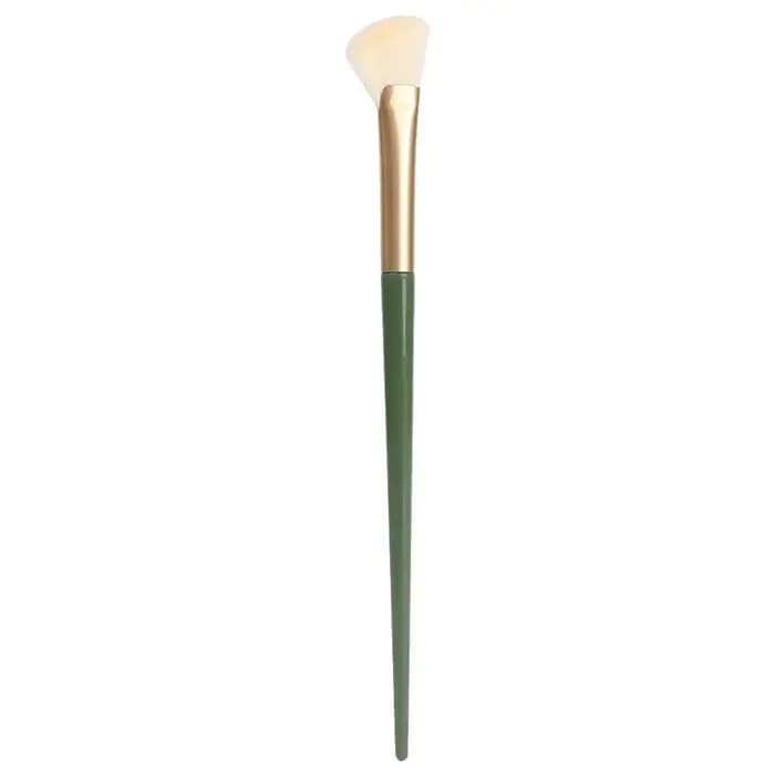 Pinceau de maquillage pour les contours de l'Antarctique, brosse plate, poils naturels, ombre, bavur