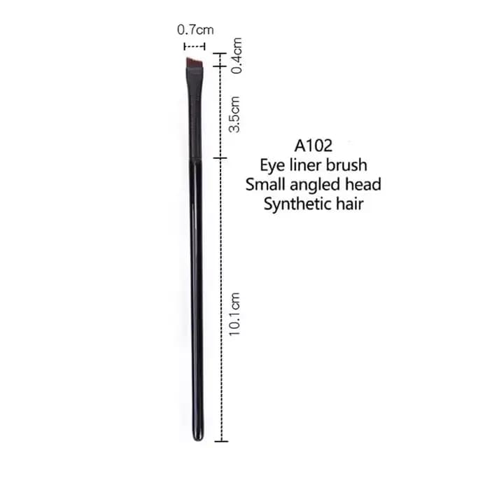 Brosse à sourcils et Eyeliner, professionnelle, petit angle, pour Contour des sourcils, Fine, outils
