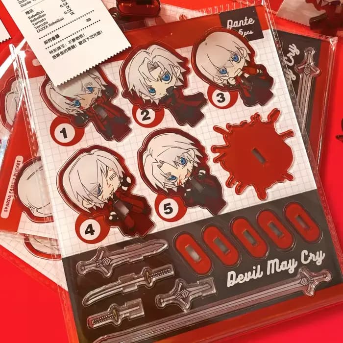 Support de figurine en acrylique diable May Cry, présentoir de produits animés, Collection de décora
