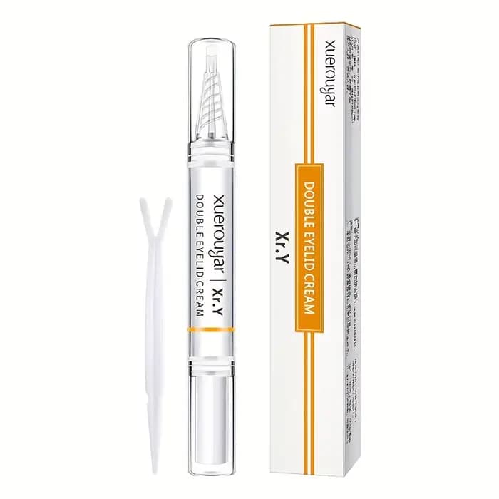 Crème de modelage pour paupières doubles, Crème fixante pour paupières doubles, Stylo de maquillage 