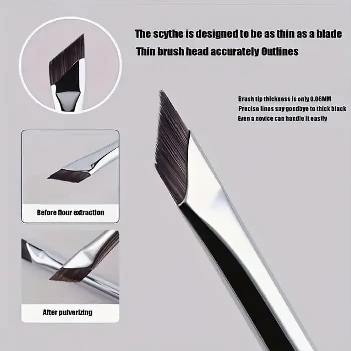 Karsyngirl – brosse à Eyeliner à lame améliorée, brosse à sourcils plate Ultra fine à Angle fin sous