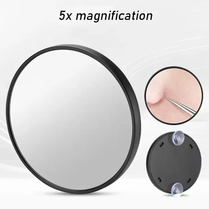 9cm 5x/10x/15x miroir grossissant ventouse Mini miroir de maquillage Compact main voyage petit miroi