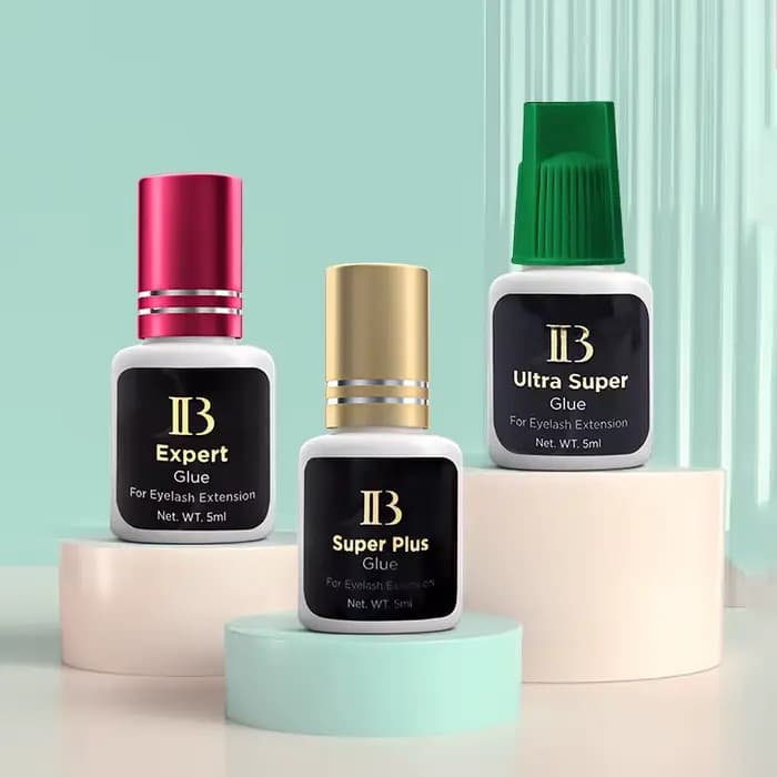 1 bouteille de colle originale IB Super Plus pour Extensions de cils 5ml corée professionnelle IB or