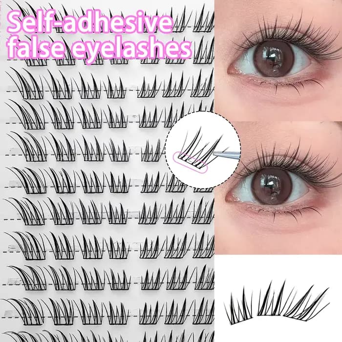 Faux cils sans colle Fox Eye, faciles à appliquer, adaptés aux débutants, naturels, doux et réutilis