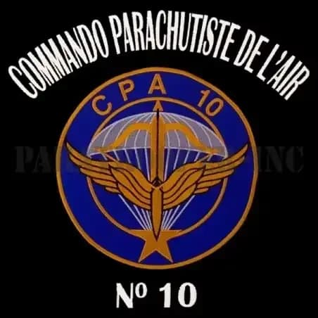 Armée française CPA 10 parachutiste aérien Commando T-Shirt 100% coton à manches courtes col rond décontracté hommes T-Shirt