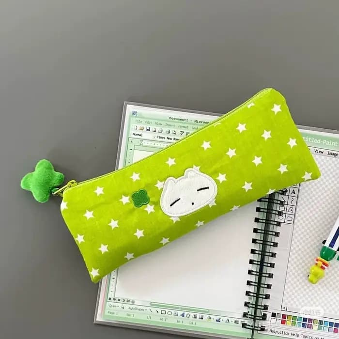 Trousse à crayons étoiles mignonnes