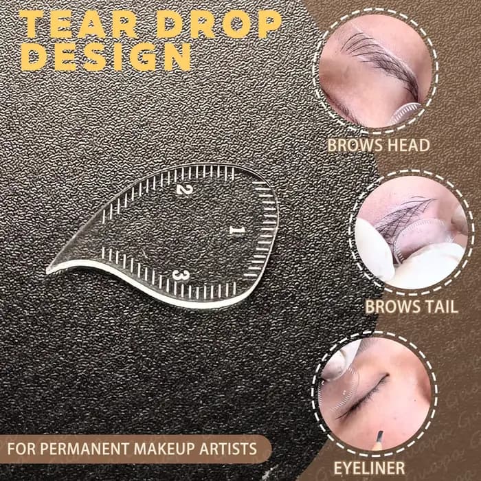 Kit d'outils de cartographie des sourcils en forme de larme