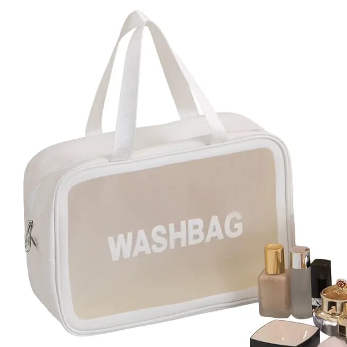 Sac de toilette portable en PU pour femmes et hommes
