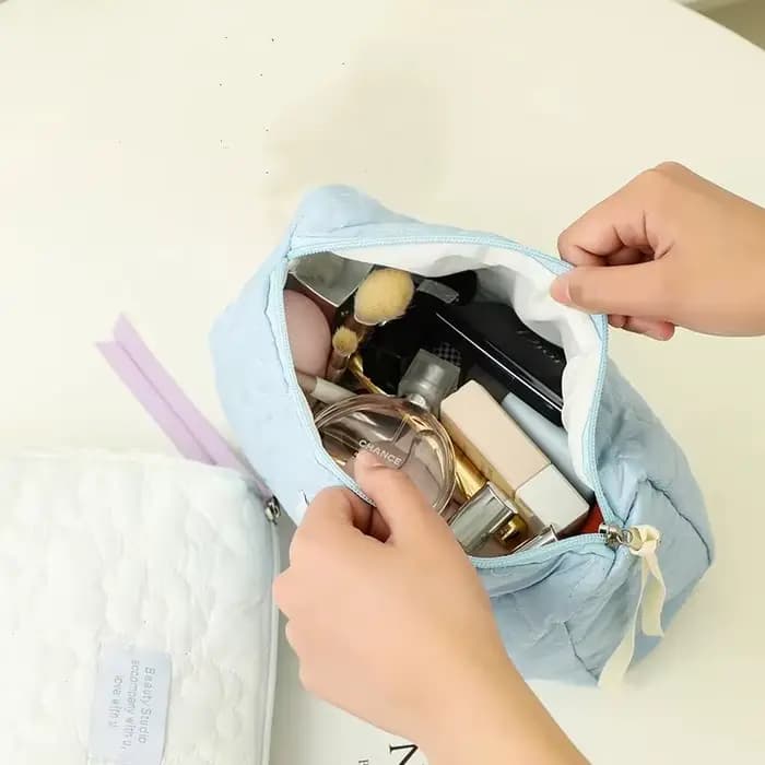 Sac à cosmétiques brodé de grande capacité