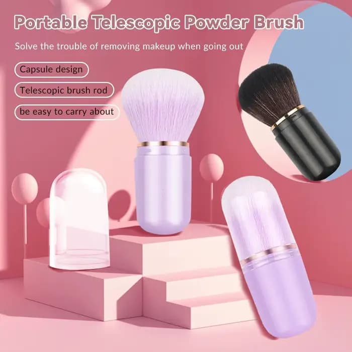 Pinceau de maquillage rétractable