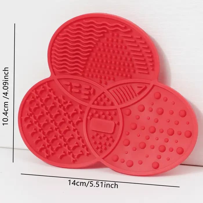 Tapis de nettoyage pour pinceaux de maquillage