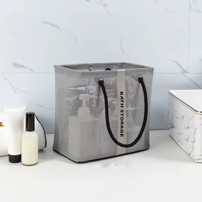 Sac de toilette en maille grande capacité