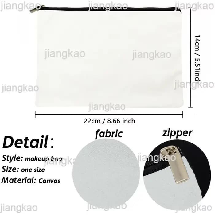 Trousse de Maquillage Personnalisée avec Initiale et Nom