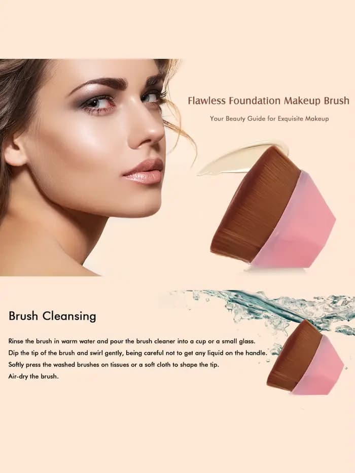 Pinceaux de maquillage pour fond de teint corporel