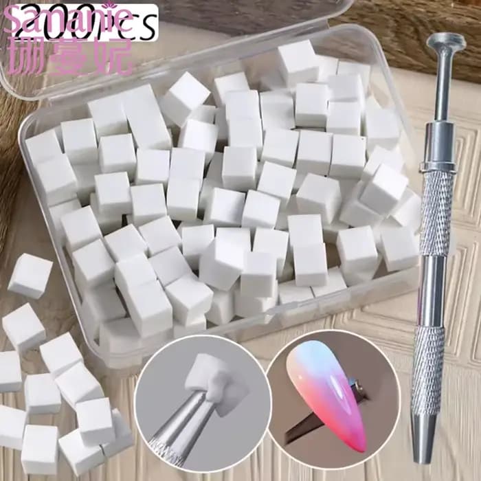 Éponge douce pour nail art