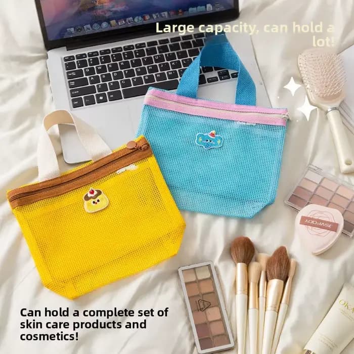 Sac de toilette portable en maille