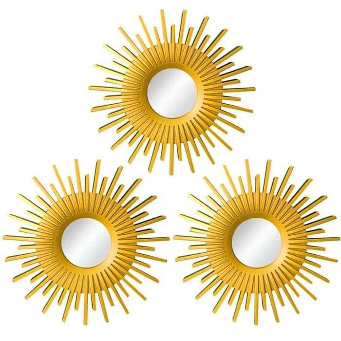 Miroirs dorés pour décoration murale