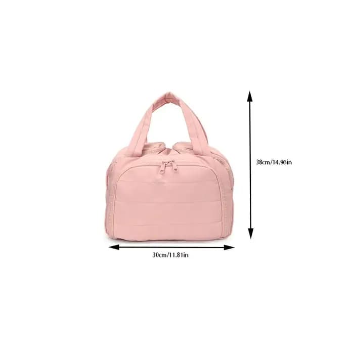Sac à cosmétiques Kawaii de couleur unie