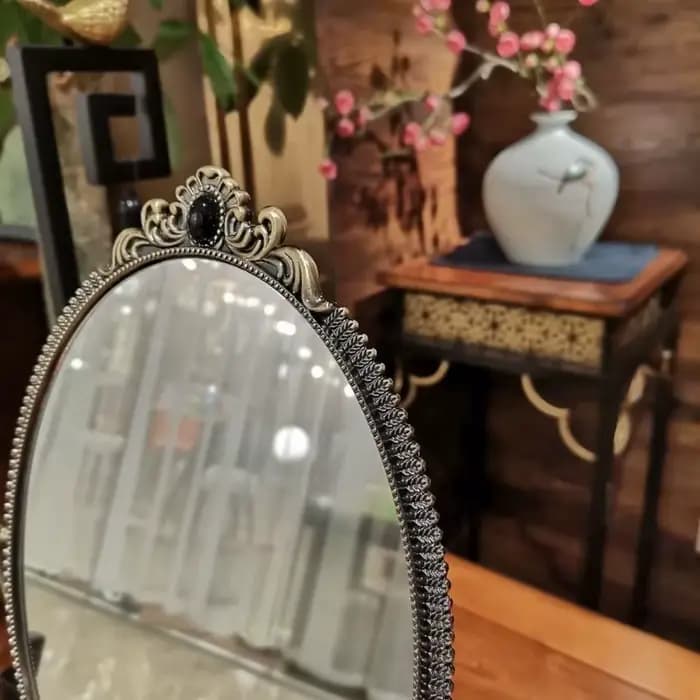Miroir décoratif européen en Bronze