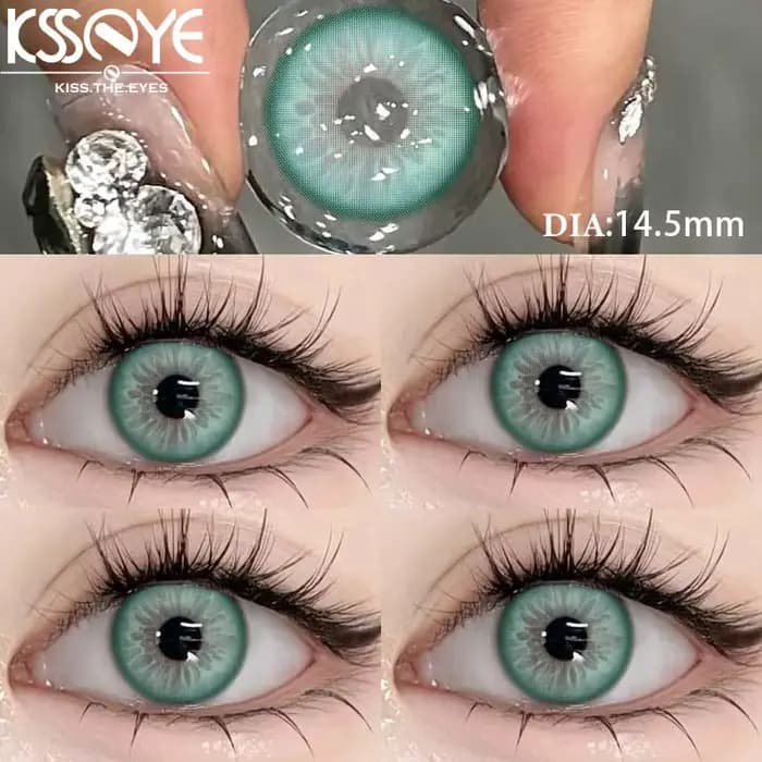 Lentilles de Contact Vertes avec Dioptrie