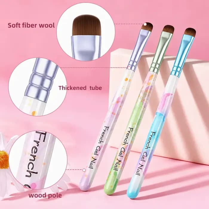 Pinceau de nail art français de qualité supérieure