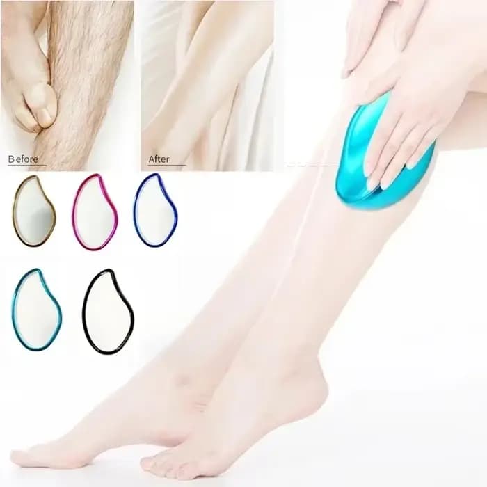 Épilatoire cheveux cristal gomme épilateur magique indolore éponge Pad enlever HaiR efficace