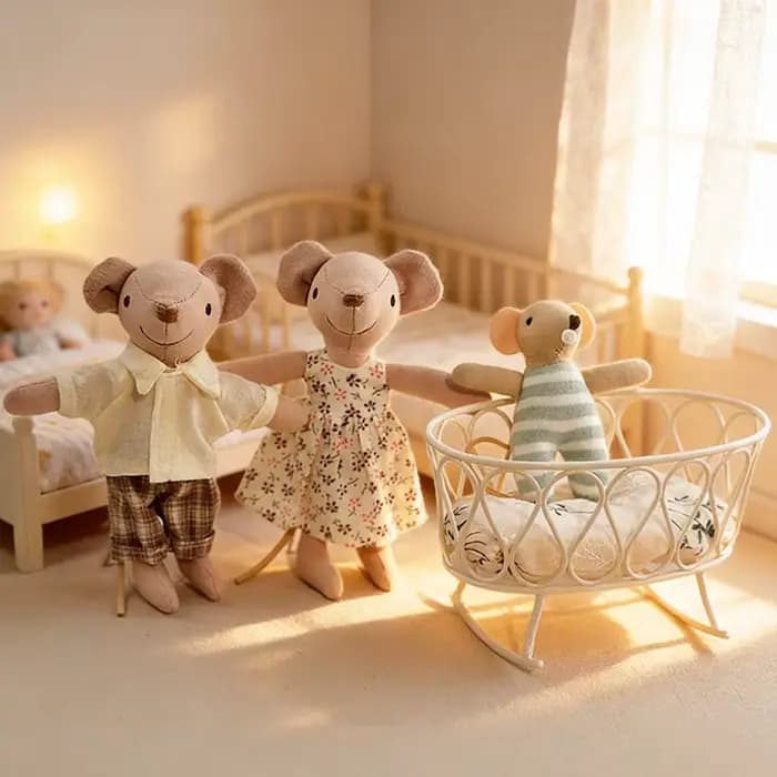 Accessoires pour maison de poupée, Mini canapé-lit en fonte, échelle 1:8-1:12, adapté aux meubles de maison de poupée, décoration de maison modèle