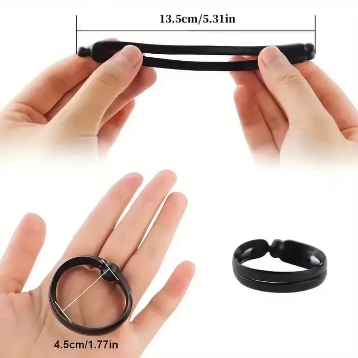 4 pièces magique torsion beignet chignon pince bricolage queue de cheval outils de coiffure noir champignon tête bobine