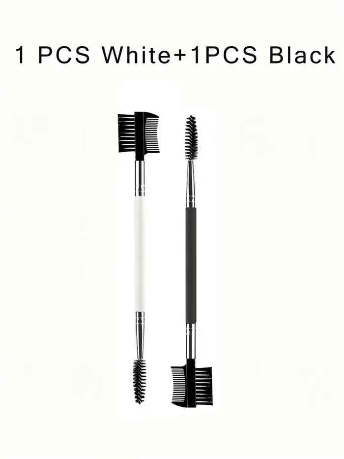 1/2/5 pièces 3 têtes sourcils cils Shaper Double tête brosse maquillage outil de toilettage cosmétique avec 3 brosses à bobine différentes