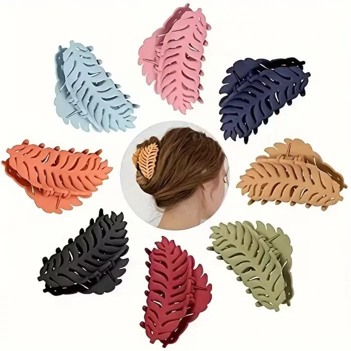 Épingle à cheveux de luxe, accessoire pour cheveux en forme de feuille, épingle à cheveux pour femme, épingle à cheveux en forme de griffe, idéale pour les festivals
