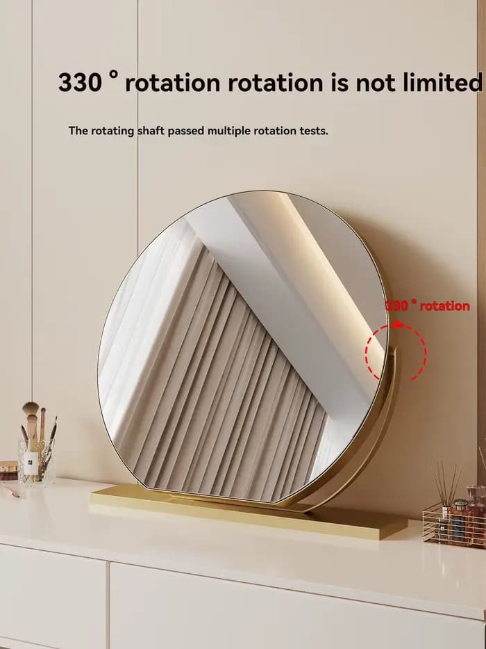 Miroir de beauté demi-cercle de haute qualité