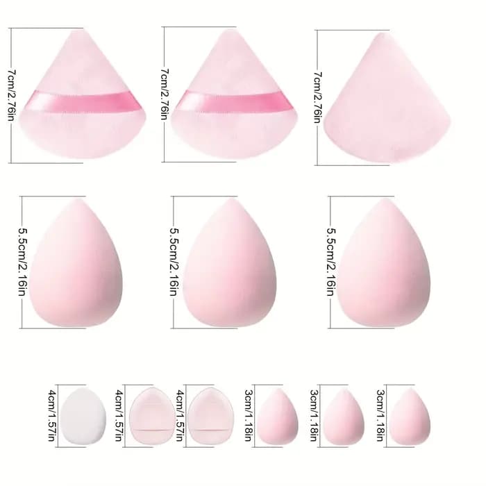 Ensemble de 25 pinceaux et éponges de maquillage professionnels - 13