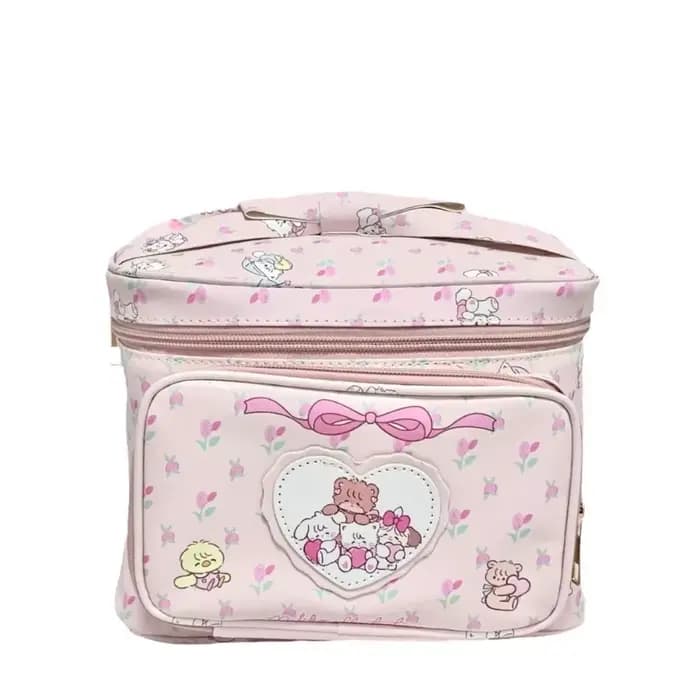Kawaii Mikko Joint – sac à cosmétiques avec nœud Double couche