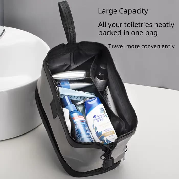 Trousse de Toilette de Voyage Grande Capacité pour Femme et Homme