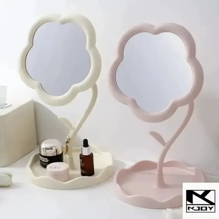 Miroir de bureau créatif en forme de fleur kkjoy