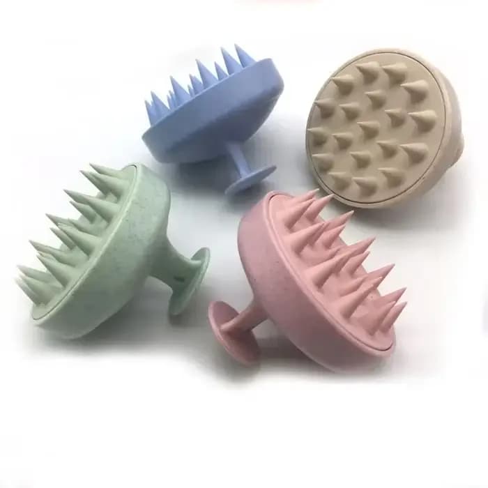 Brosse de massage pour cuir chevelu sec