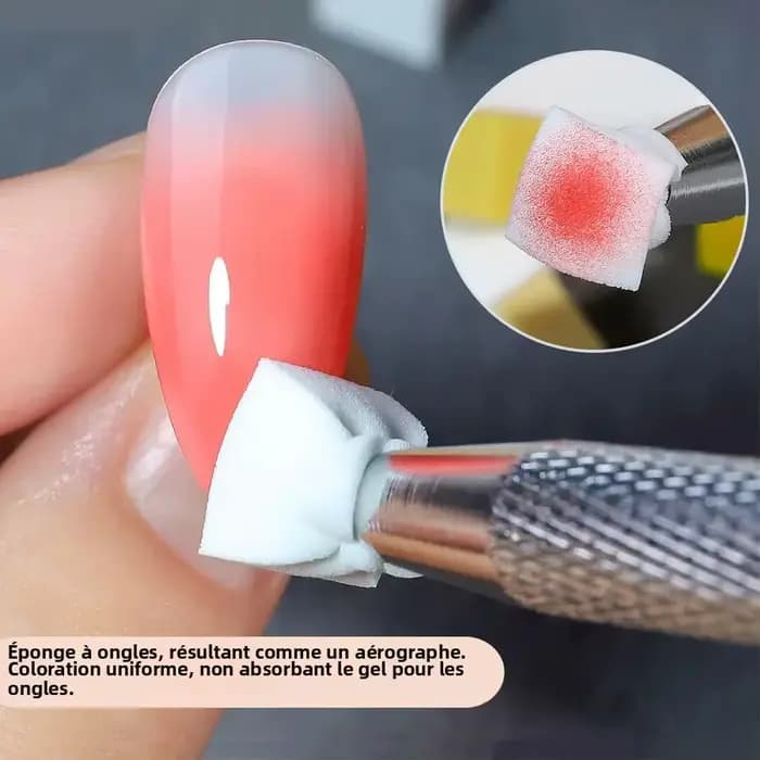 Éponge pour Nail Art, 50 pièces