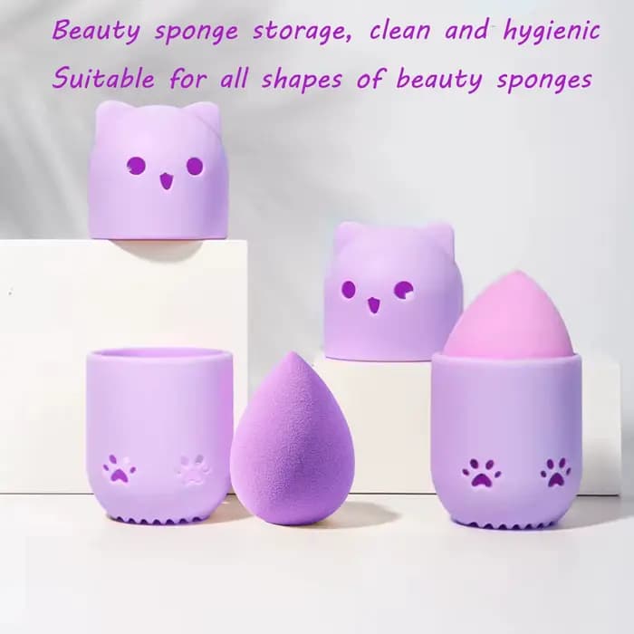 Porte-éponge de maquillage en Silicone
