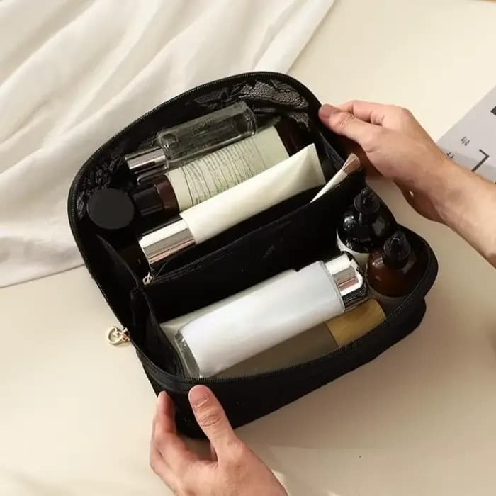 Sacs de maquillage en dentelle pour femmes