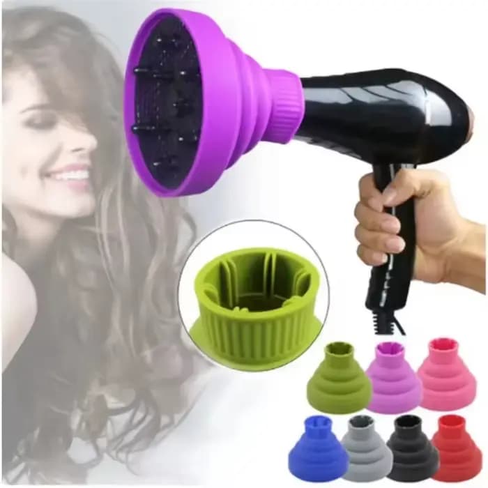 Accessoires de coiffure en silicone : diffuseur de boucles