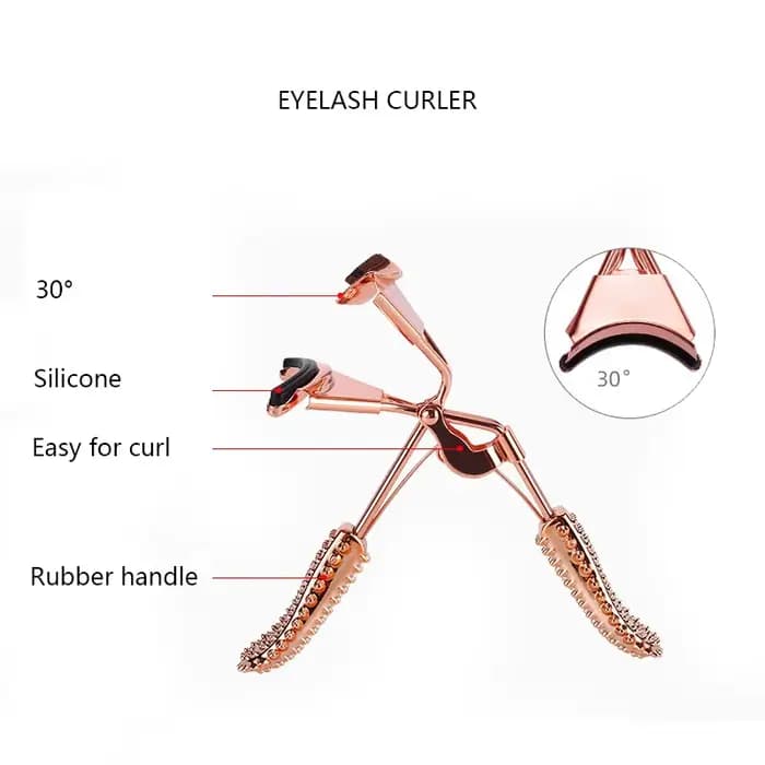 Recourbe-cils professionnel avec poignée, outil de maquillage de beauté