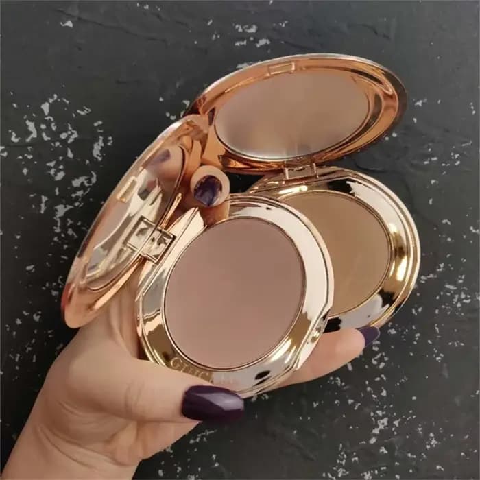 Palette de contouring avec miroir