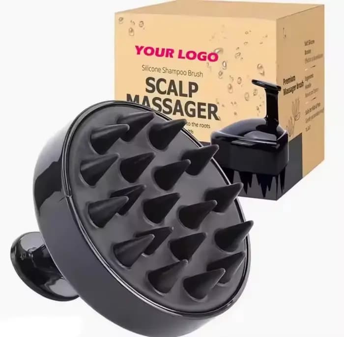 Nettoyage et massage de la tête Brosse