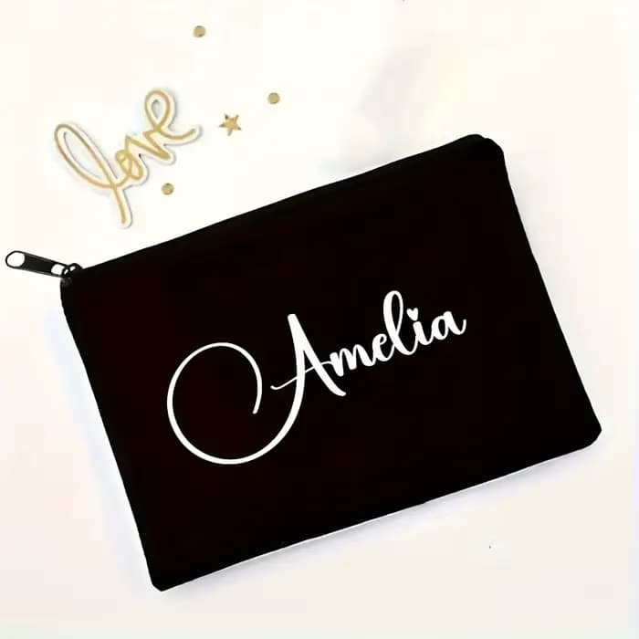 Pochette à maquillage personnalisée
