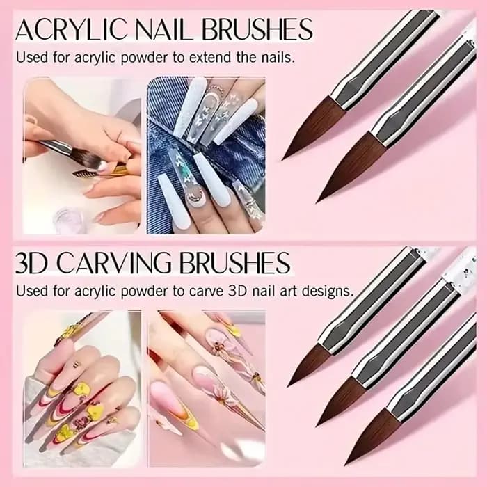 Kit de pinceaux pour nail art