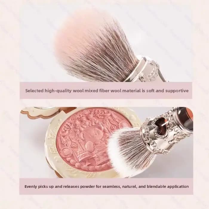 Flower Knows The Sweetie Bear Collection Blush Brush Laine Poudre Libre Surligneur Pinceaux