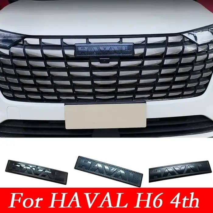 Pour Haval H6 4TH nouveau H6 2025 2026 accessoires pour améliorer l'apparence des voitures avec Logos avant de voiture accessoires