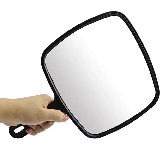 Miroir à main professionnel pour salon de coiffure